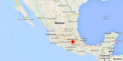 Ibu Mexico peta