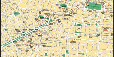 Peta Mexico City tempat menarik